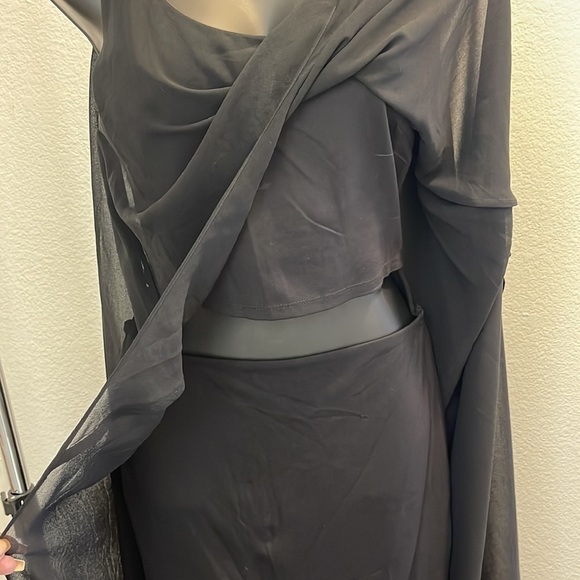 Bebe Mesh Maxi Dress with detachable skirt - Picture 5 of 6